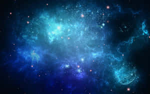 Beautiful Green And Blue Galaxy Wallpaper