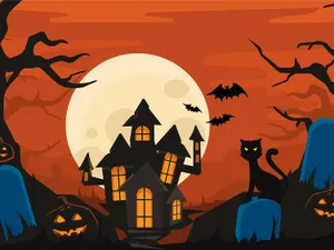 Beautiful Halloween Vector Art Wallpaper