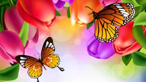 Beautiful Handcrafted Butterfly Art