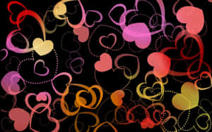 Beautiful Heart Pattern Background Wallpaper