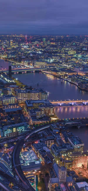 Beautiful London Skyline At Night Wallpaper