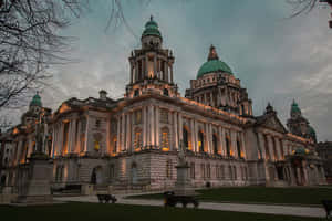 Beautiful Lush Green Landscape Of Newry, Uk Wallpaper