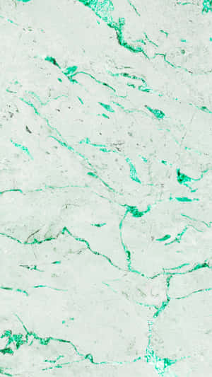 Beautiful Mint Green Marble Featuring Unique Swirls And A Distinct Glossy Finish. Wallpaper