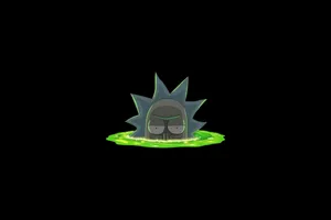 Beautiful Natural Landscape Of Mountains, Waterfall And Forest Wallpaper