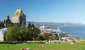 Beautiful Night View Of Laval City, Quebec Wallpaper