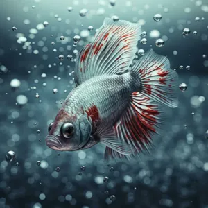 Beautiful Orange Butterflyfish Swimming In The Ocean Wallpaper