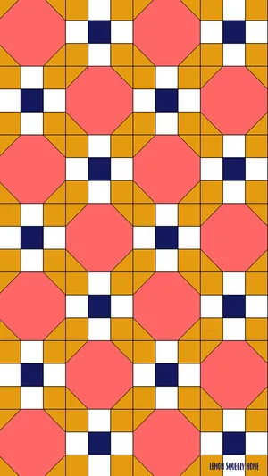 Beautiful Patchwork Quilt Made With Love Wallpaper