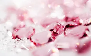 Beautiful Pink Crystal Quartz Cluster Wallpaper