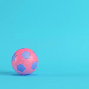 Beautiful Pink Soccer Ball Under Sunlight Wallpaper