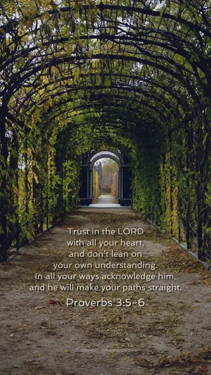 Beautiful Proverbial Passage Wallpaper