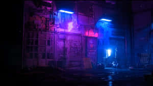 Beautiful Retro Scenery Of A Vintage Car In Nature Wallpaper