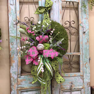 Beautiful Spring Wreaths - A Perfect Home Décor Wallpaper