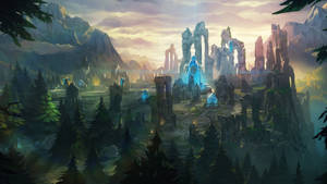 Beautiful Summoner's Rift Wild Rift Wallpaper