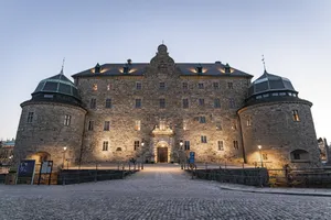 Beautiful Sunset Over Örebro Castle In Sweden Wallpaper