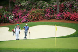 Beautiful View Of Augusta National Golf Course Wallpaper