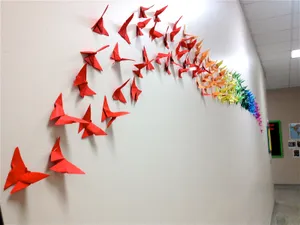 Beautifully Crafted Butterfly Origami Sculpture