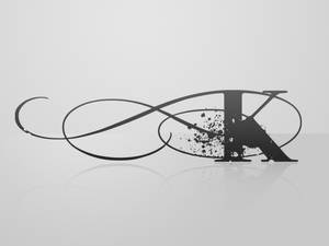 Beautifully Flourishing Letter K Wallpaper