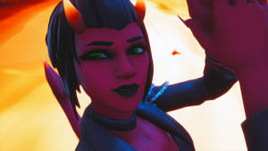 Beauty And Power Of Fortnite Art Wallpaper