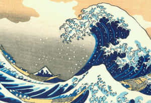 Beauty In The Rage Of The Great Wave Wallpaper