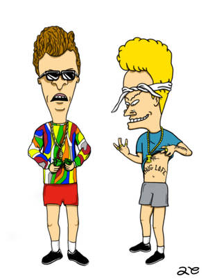 Beavis And Butt Head 90s Fashion Wallpaper