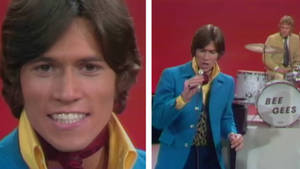 Bee Gees Barry Gibb Ed Sullivan Show 1968 Wallpaper