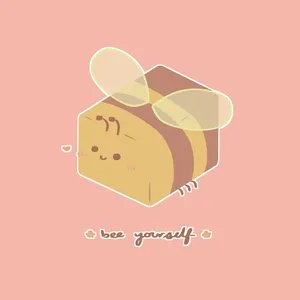 Bee Yourself Minecraft Bee Wallpaper