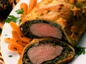 Beef Wellington Carrots Stars Wallpaper