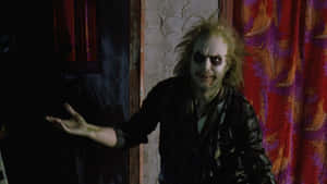 Beetlejuice Character Gesture Wallpaper