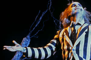 Beetlejuice Character Pose Wallpaper