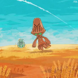 Beheeyem In A Field Wallpaper