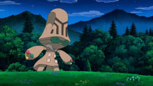 Beheeyem In Capacia Island Wallpaper