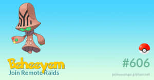 Beheeyem Number 606 Wallpaper