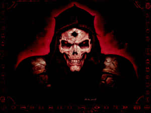 Behold The Evil Skull Wallpaper