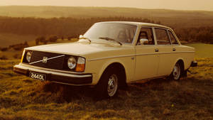 Beige 240 Gl Volvo Iphone Wallpaper