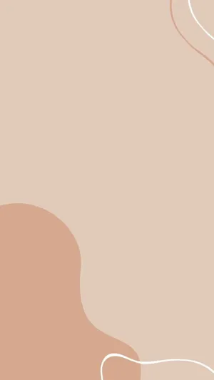 Beige Abstract Minimalist Background Wallpaper