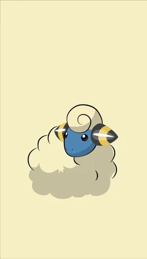 Beige Aesthetic Mareep Wallpaper