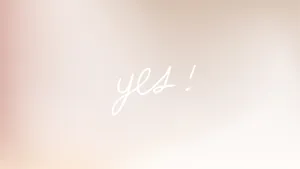 Beige Aesthetic Yes Background Wallpaper