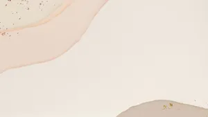 Beige Background With Aesthetic Curves Wallpaper