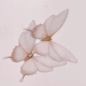 Beige Butterfly Aesthetic Wallpaper