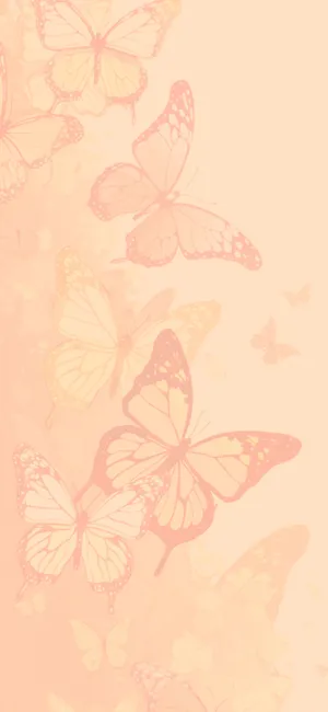 Beige Butterfly Aesthetic Wallpaper Wallpaper