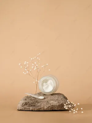 Beige Cream Skincare Aesthetic Wallpaper