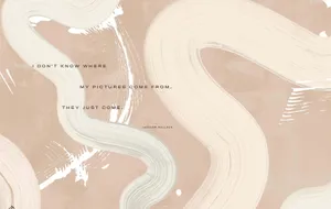 Beige Desktop Quote Wallpaper