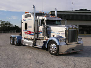 Beige Kenworth W900 Wallpaper