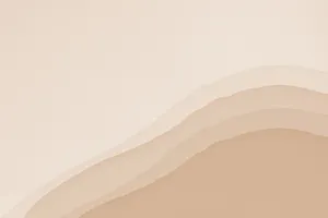 Beige Tan Waves Abstract Art Wallpaper