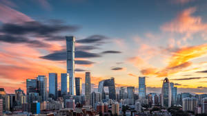 Beijing Cityscape Photography Wallpaper