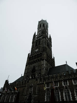 Belgium Belfry Of Bruges Wallpaper