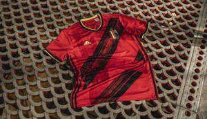 Belgium National Football Team Red Jersey Wallpaper