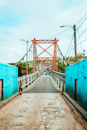 Belize Hawkesworth Bridge Wallpaper