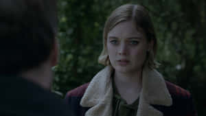 Bella Heathcote Concerned Expression Wallpaper