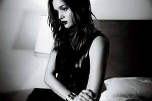 Bella Heathcote Mesmerizing In Evening Dress Wallpaper